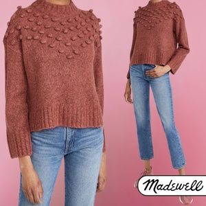 Madewell Bobble Chestnuts Roasting Crew Sweater